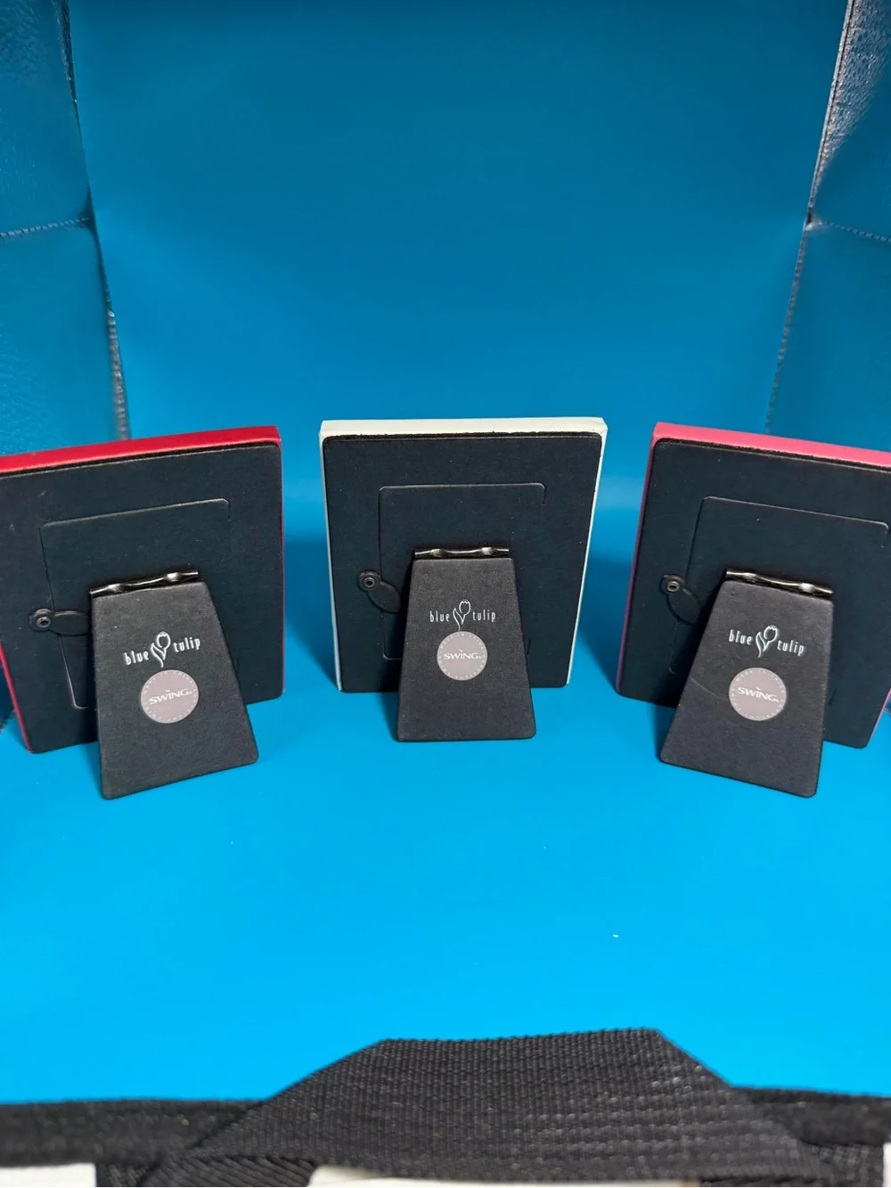 Lot of 3 Blue Tulip Small Frames